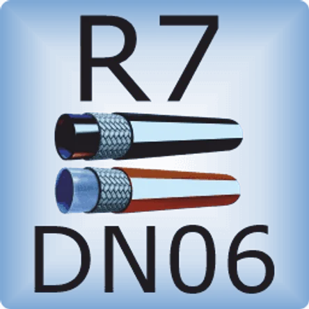 DN06 SAE 100R7/DIN EN855 Оплетка из полиэстера