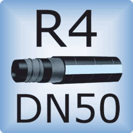 DN50 SAE 100R4 напорно-всасывающий