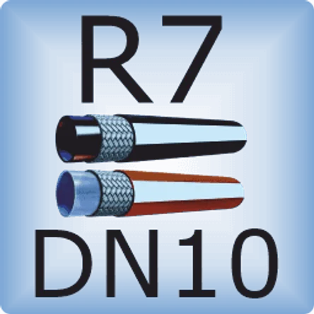 DN10 SAE 100R7/DIN EN855 Оплетка из полиэстера