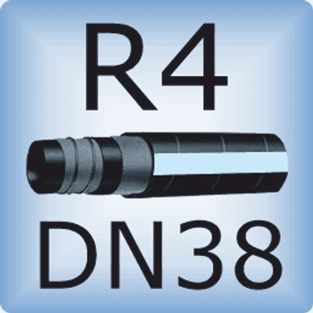 DN38 SAE 100R4 напорно-всасывающий