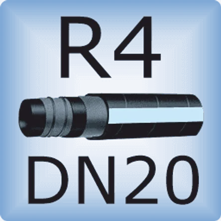 DN20 SAE 100R4 напорно-всасывающий