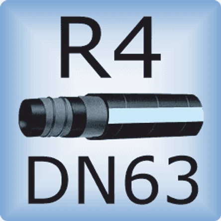 DN63 SAE 100R4 напорно-всасывающий