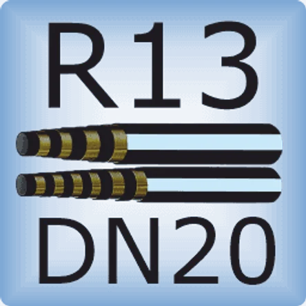 DN20 SAE 100R13 высоконапорный шланг для динамических нагрузок