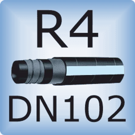 DN102 SAE 100R4 напорно-всасывающий